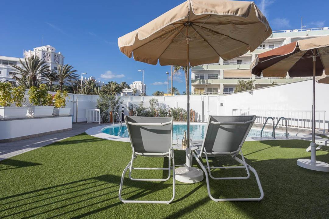 Lightbooking Alemania Piscina Privada Playa Del Ingles Exteriör bild